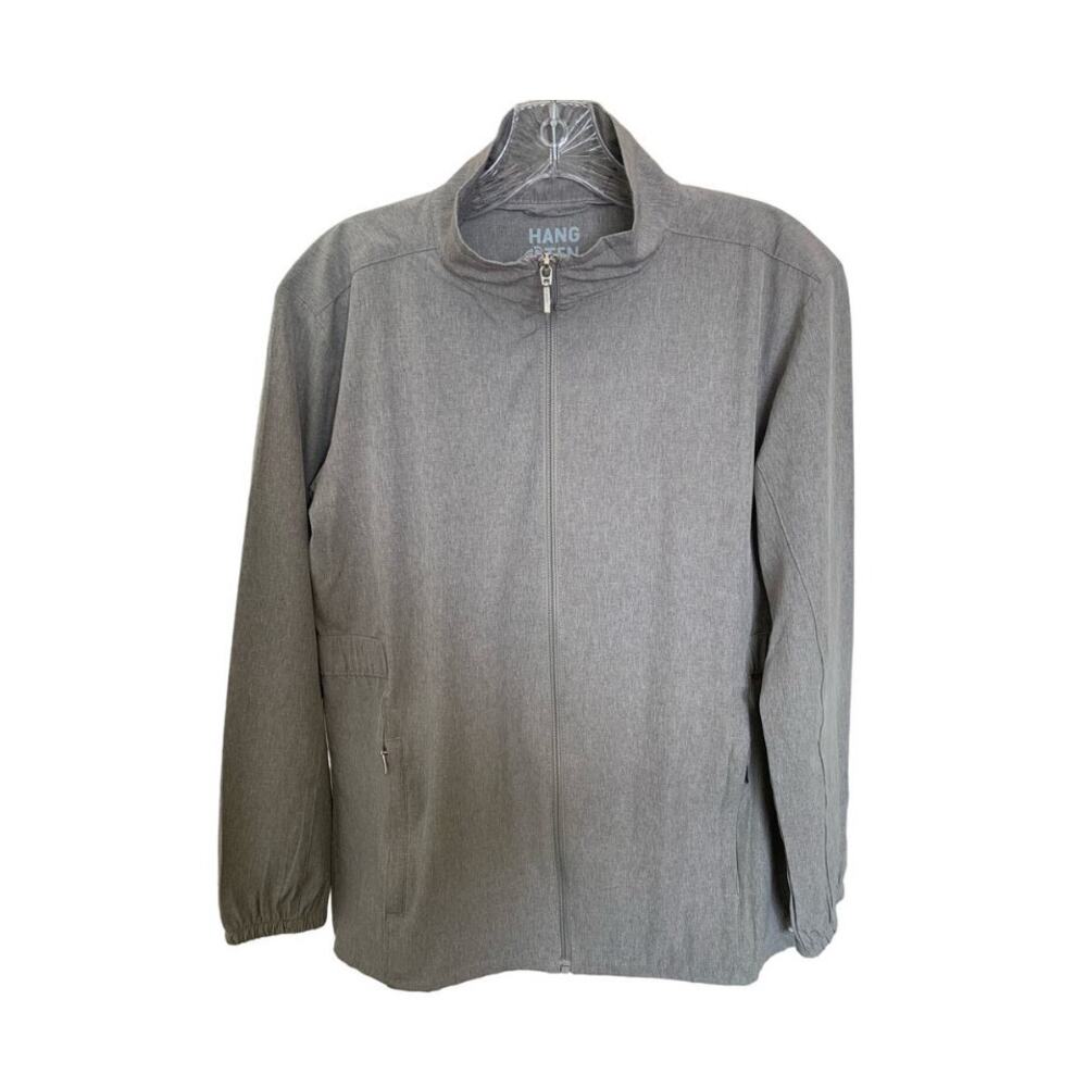 Hang Ten lightweight full zip jacket gray size small women's